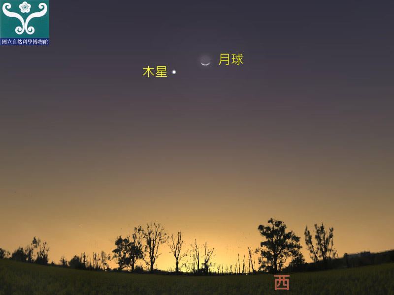 11月2日木星合月