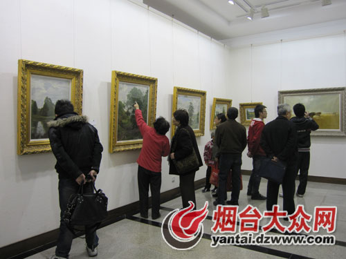 俄罗斯油画大师精品展在烟台画院展出