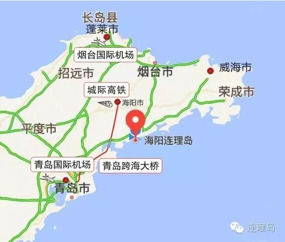 海阳连理岛地图