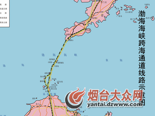 渤海海峡跨海通道:投资数千亿 天堑变通途