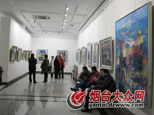 山东油画名家邀请展在烟台画院开幕