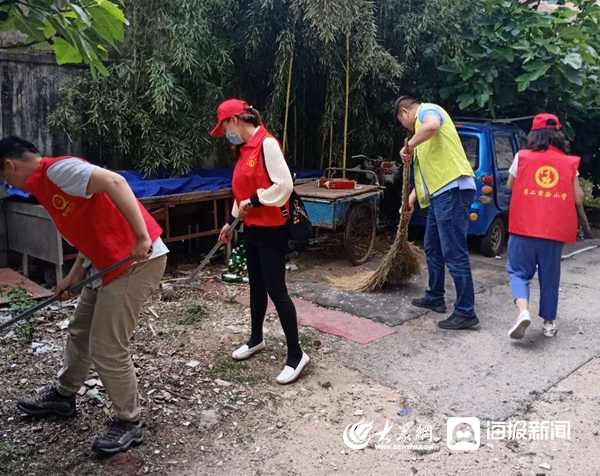 福山区水利局开展卫生环境"大清扫"活动