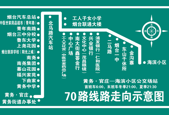 50路公交将拆为50路和70路方便市民出行