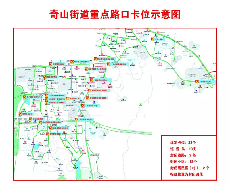 煙臺芝罘區奇山街道:依靠紅色網格 打贏疫情防控阻擊戰